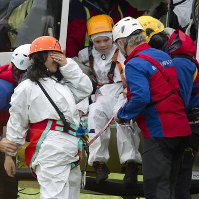 Touristen 18 Stunden in Seilbahn eingeschlossen