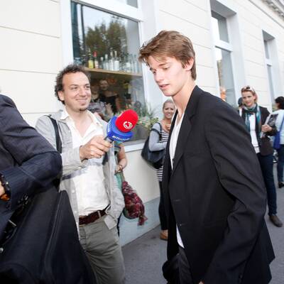 Arnold Schwarzenegger landet in Graz