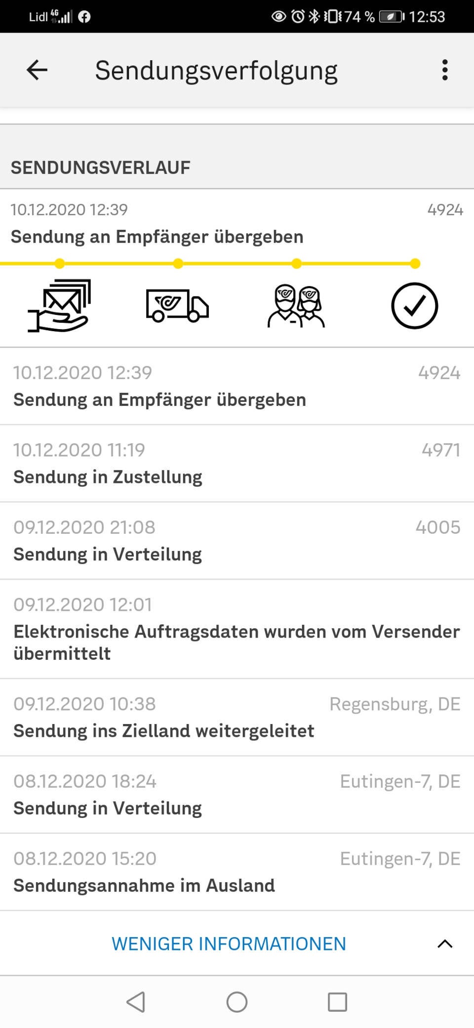 So sieht man, ob das bestellte Paket rechtzeitig ankommt