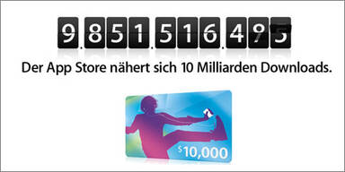 10-milliardste App ist 10.000 Dollar wert