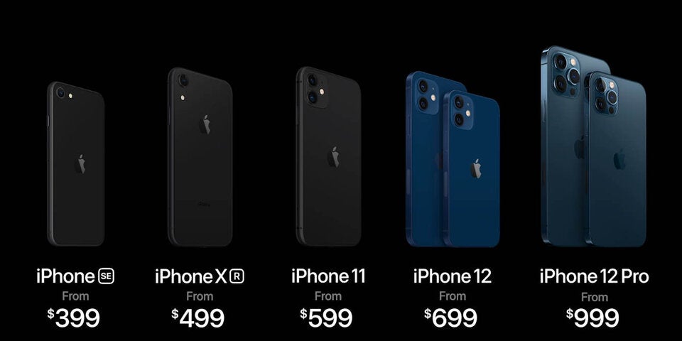 Apple greift mit vier iPhone-12-Modellen an