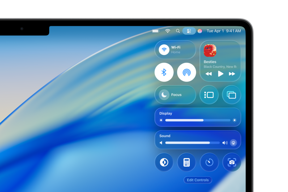 Die Menüleiste auf dem iPad bringt mehr Übersicht.