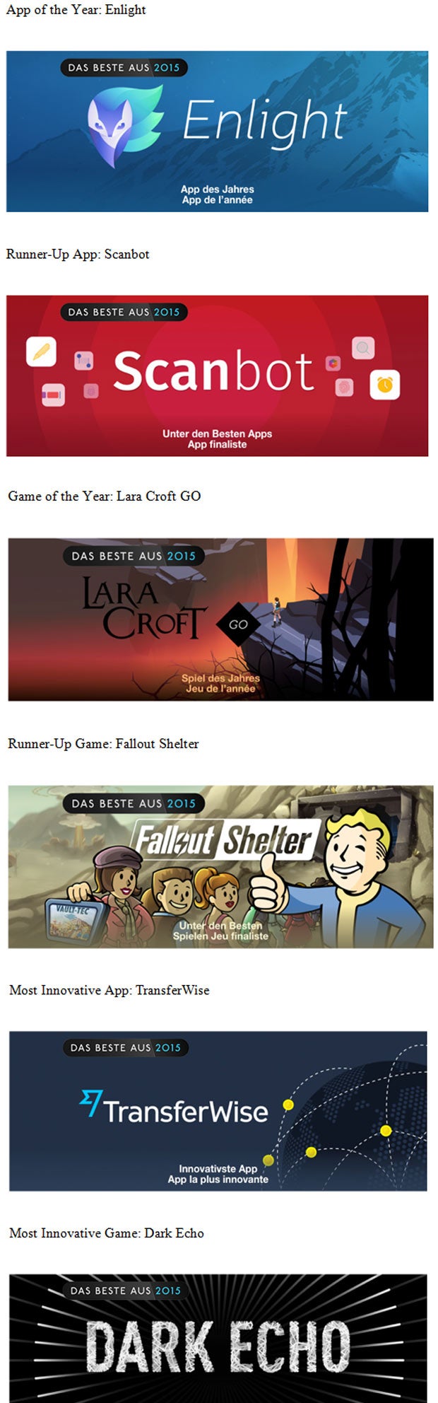 Die besten iPhone-Apps des Jahres