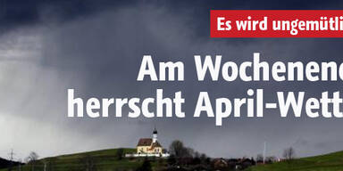 Am Wochenende kommt echtes April-Wetter