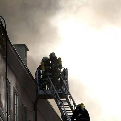 Großbrand in Schloss Arenberg