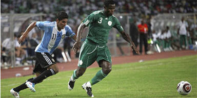 Testspiel: Argentinien gegen Nigeria