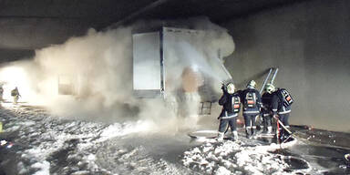 Arlbergtunnel nach Lkw-Brand wieder frei 