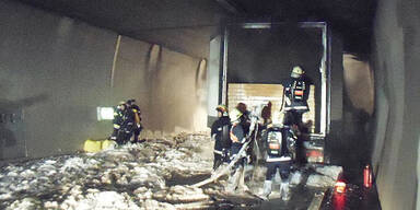 Arlbergtunnel nach Lkw-Brand wieder frei 