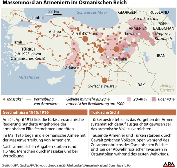 Türkei protestiert gegen Armenier-Erklärung