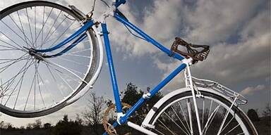 Spott-Denkmal für Armstrong-Sturz