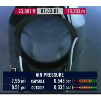 Die Bilder vom Stratos-Jump