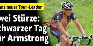 Armstrong gleich 2 Mal gestürzt