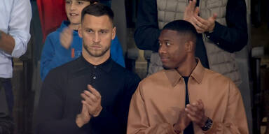 Arnautovic und Alaba fiebern mit