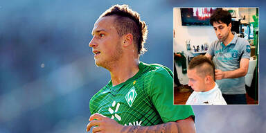 Hier bekommt Arnautovic 15-€-Frisur