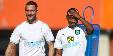 Arnautovic und Alaba