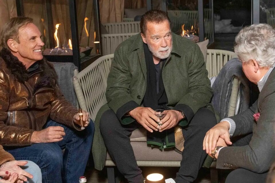 Daniel Marshall, Arnold Schwarzenegger und Richard Hauser