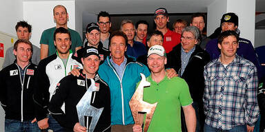 Arnie stolz auf ÖSV-Abfahrer 