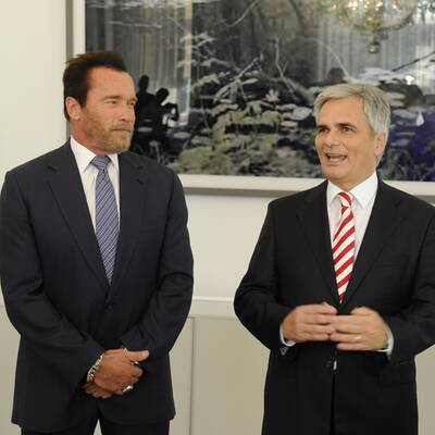 Faymann und Schwarzenegger