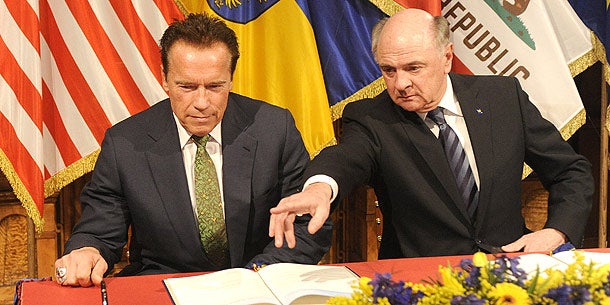 Arnold Schwarzenegger; Erwin Pröll