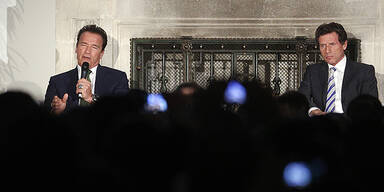 Arnie hielt Klima-Rede in Wien