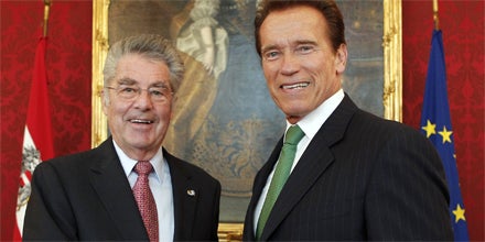 Arnold Schwarzenegger Heinz Fischer