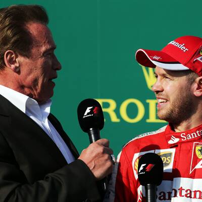 Schwarzenegger interview F1-Stars