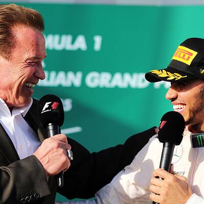 Schwarzenegger interview F1-Stars