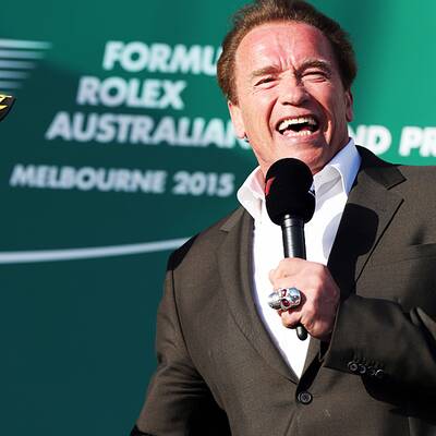 Schwarzenegger interview F1-Stars