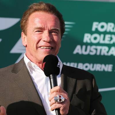 Schwarzenegger interview F1-Stars