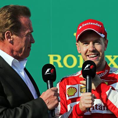 Schwarzenegger interview F1-Stars