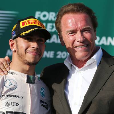 Schwarzenegger interview F1-Stars