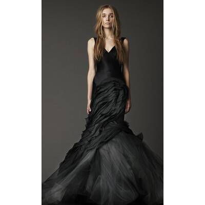 Schwarze Brautkleider von Vera Wang