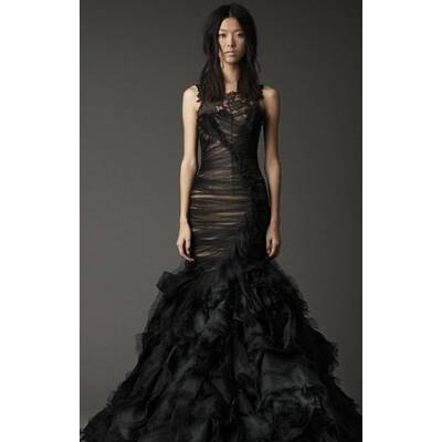 Schwarze Brautkleider von Vera Wang