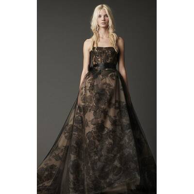 Schwarze Brautkleider von Vera Wang