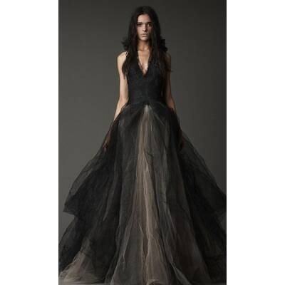 Schwarze Brautkleider von Vera Wang