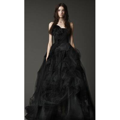 Schwarze Brautkleider von Vera Wang