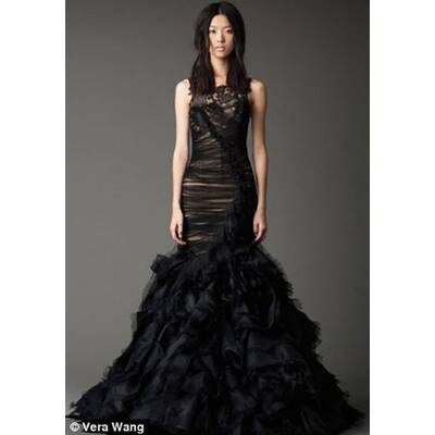 Trend. Schwarze Brautkleider
