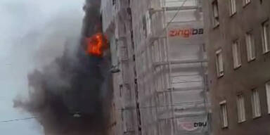 Zimmerbrand mit starker Rauchentwicklung in der Erlachgasse