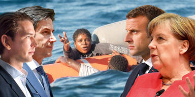 Kurz Conte Macron Merkel