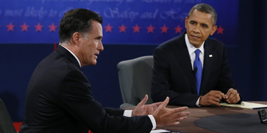 3. TV-Duell: Obama herzt Romneys Enkel