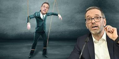 „Strache Marionette von Rot, Schwarz und den Grünen“