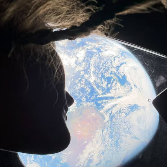 Artemis-Astronauten auf dem Weg zurück zur Erde