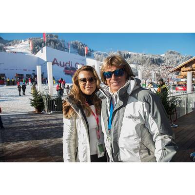 Die Stars feiern in Kitzbühel