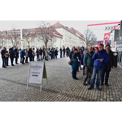 Song Contest-Vorverkauf: Run auf Tickets