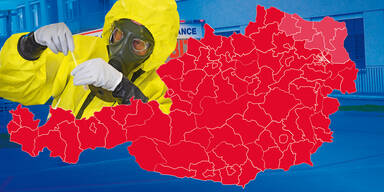 Corona-Hotspots: Wo das Virus in &Ouml;sterreich noch tobt | Hier gibt's die meisten F&auml;lle
