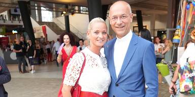 Toni Faber und seine Dauergef&auml;hrtin Natalie