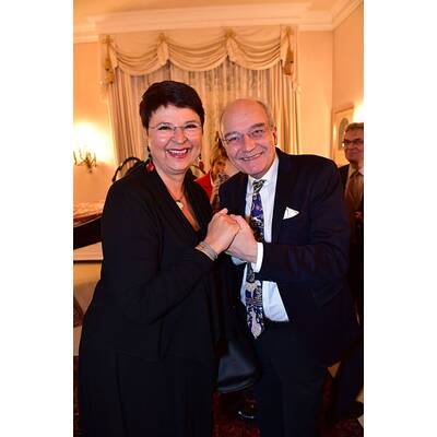 Birgit Sarata bat zum Get-Together