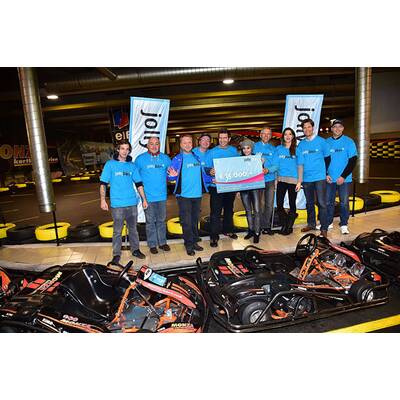 Licht ins Dunkel: Promi-Go-Kart-Rennen