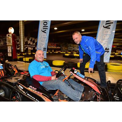 Licht ins Dunkel: Promi-Go-Kart-Rennen