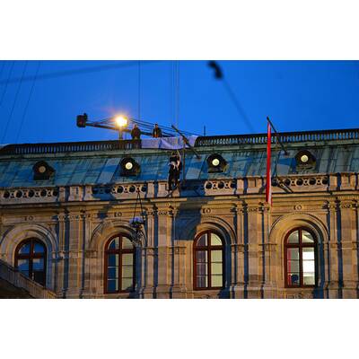 Tom Cruise Nachtdreh an der Staatsoper 